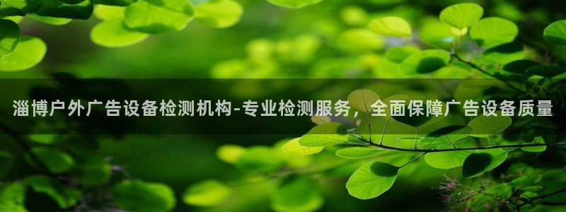 杏宇平台官网注册：淄博户外广告设备检测机